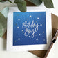 Birthday Boy Card Blue with Stars