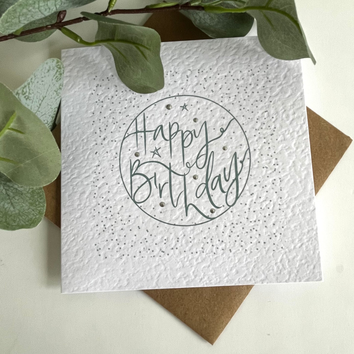 Circle Happy Birthday Card