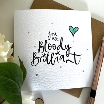Personalised congratulations card