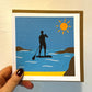 Paddleboarder Birthday Card