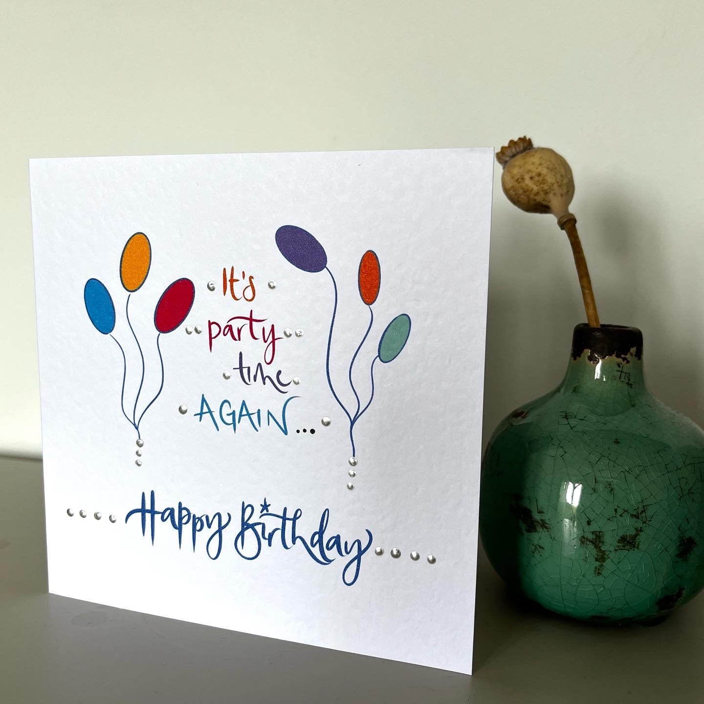 Its Party Time Birthday Card Coppertop Cards