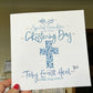 With Love on your Christening Card Blue