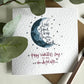 Love You to the Moon and Back Valentines Card