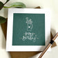 Flower Jug Birthday Card
