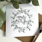 Eucalyptus Border Birthday Card