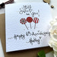 Personalised 6th Anniversary "still sweet on you' lollipop Card