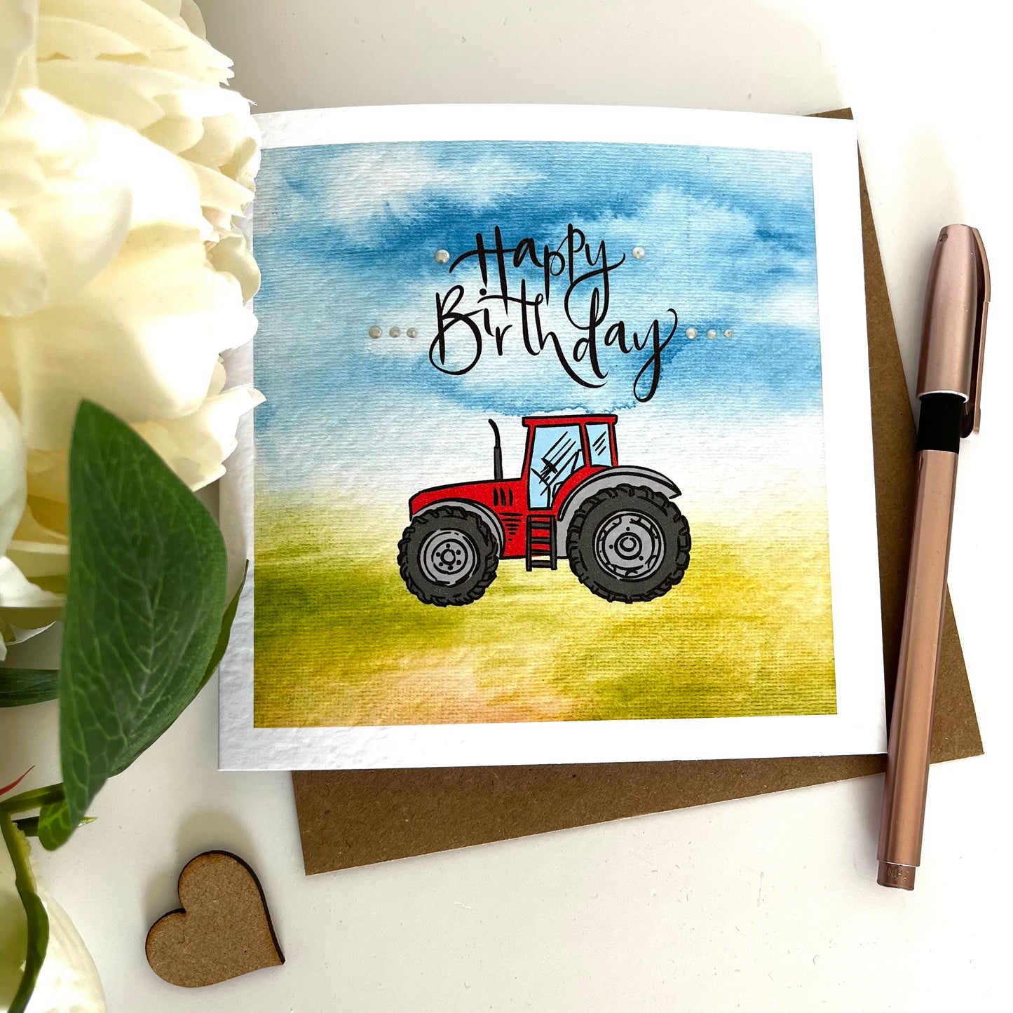 Tractor Birthday Card