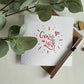 Crazy in Love Valentines Card white background