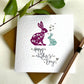 Cute Bunny Mother’s Day card